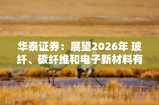 华泰证券:展望2026年 玻纤、碳纤维和电子新材料有望延续高景气