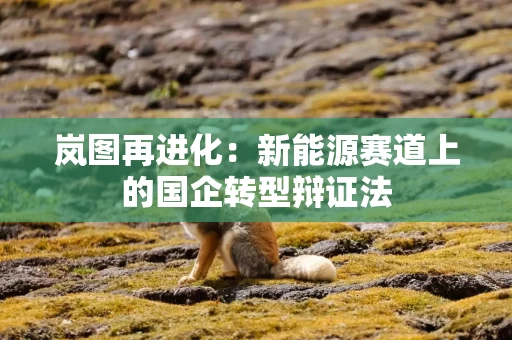 岚图再进化:新能源赛道上的国企转型辩证法