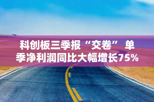科创板三季报“交卷” 单季净利润同比大幅增长75%