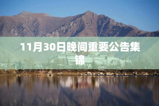 11月30日晚间重要公告集锦