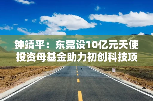 钟靖平:东莞设10亿元天使投资母基金助力初创科技项目