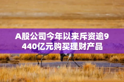 A股公司今年以来斥资逾9440亿元购买理财产品