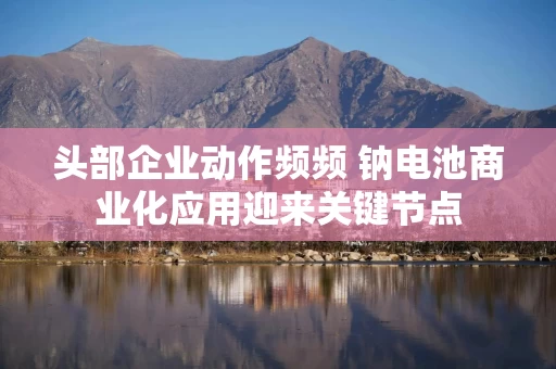 头部企业动作频频 钠电池商业化应用迎来关键节点