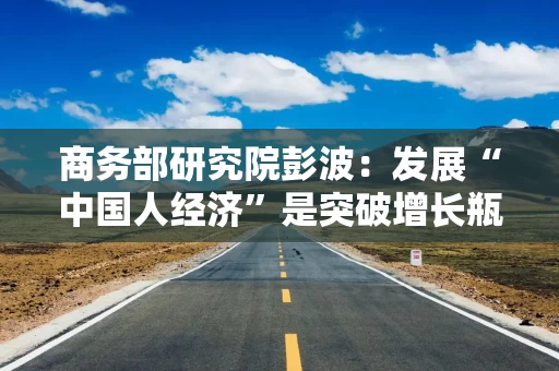 商务部研究院彭波：发展“中国人经济”是突破增长瓶颈的关键