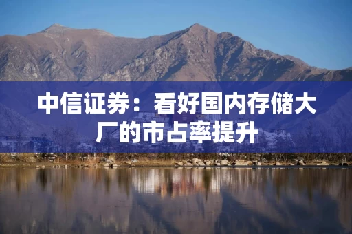 中信证券：看好国内存储大厂的市占率提升