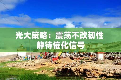 光大策略:震荡不改韧性 静待催化信号