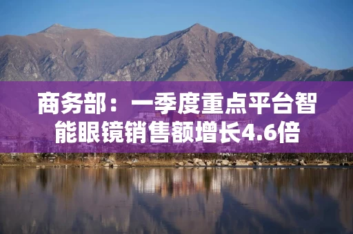 商务部：一季度重点平台智能眼镜销售额增长4.6倍