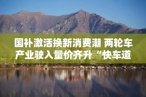 国补激活换新消费潮 两轮车产业驶入量价齐升“快车道”