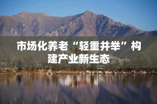 市场化养老“轻重并举”构建产业新生态