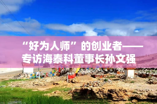 “好为人师”的创业者——专访海泰科董事长孙文强