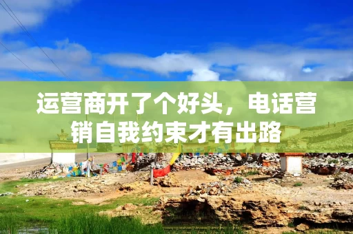 运营商开了个好头，电话营销自我约束才有出路