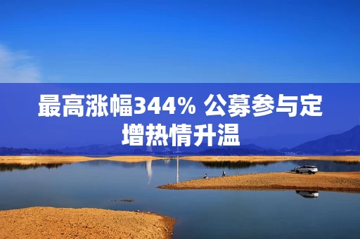 最高涨幅344% 公募参与定增热情升温
