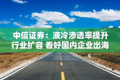 中信证券：液冷渗透率提升行业扩容 看好国内企业出海机遇