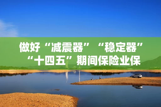 做好“减震器”“稳定器” “十四五”期间保险业保障能力持续提高