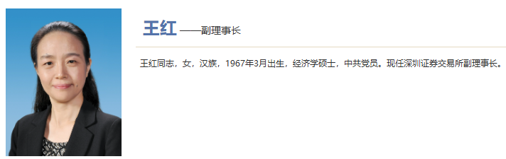 58岁王红履新深交所副理事长 此前任上交所副总经理