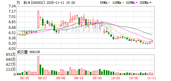 万科再获大股东16.66亿元借款 年内深铁集团已累计提供借款307.96亿元