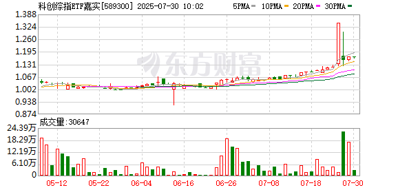 AI热潮再起！科创综指ETF嘉实尾盘涨停 什么情况？