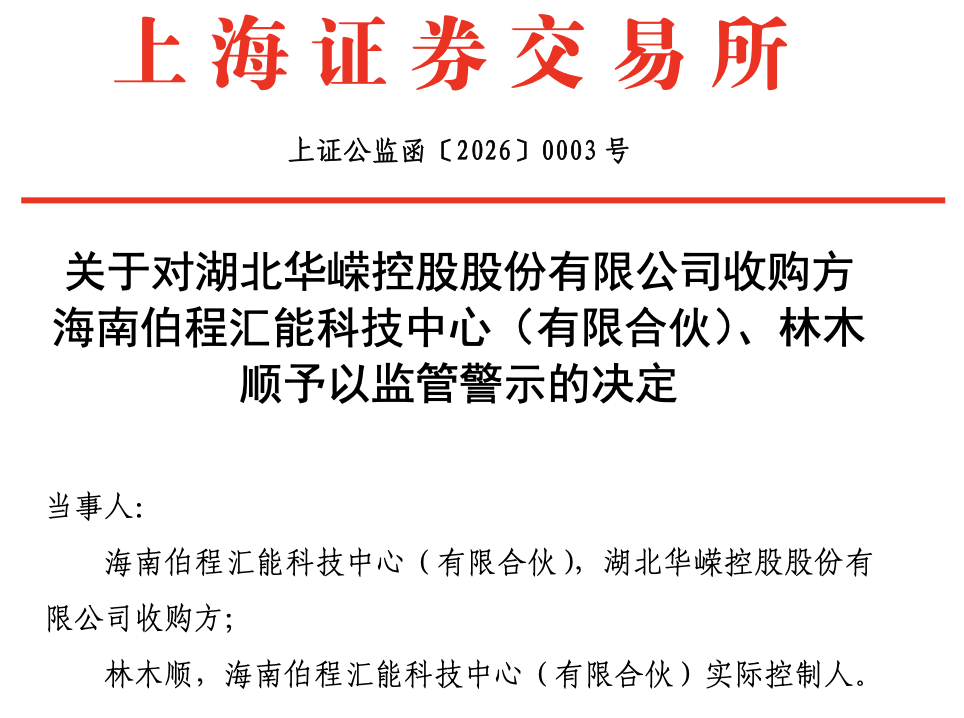 连环闹剧终收场:收购方违规频出,*ST华嵘控制权交易告吹